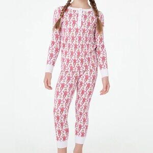 Roller Rabbit Kids Pink Monkey Pajamas - Size 12 Kids